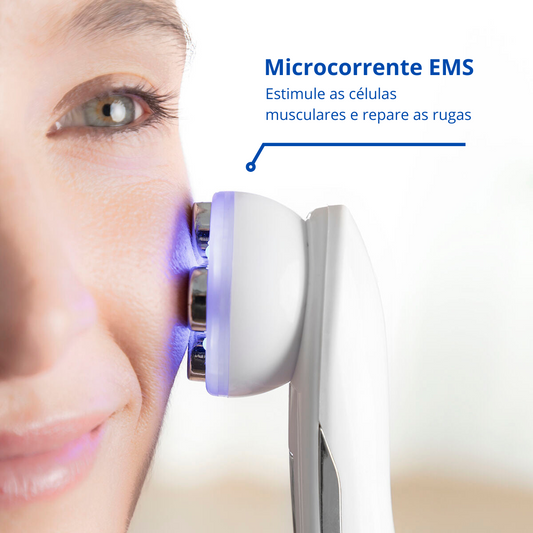 Massajador de Rosto com Radiofrequência, Fototerapia e Eletroestimulação Wace InnovaGoods