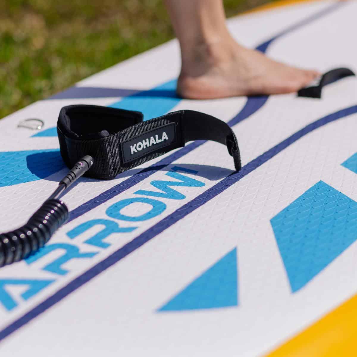 Prancha de Paddle Surf Insuflável com Acessórios Kohala Arrow 1 Amarelo (310 x 81 x 15 cm)