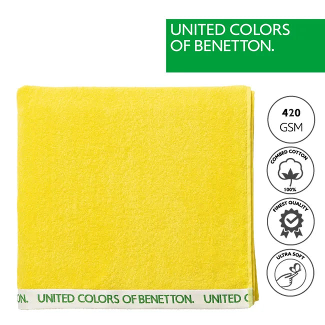 Toalha de Praia Benetton BE142 Amarelo